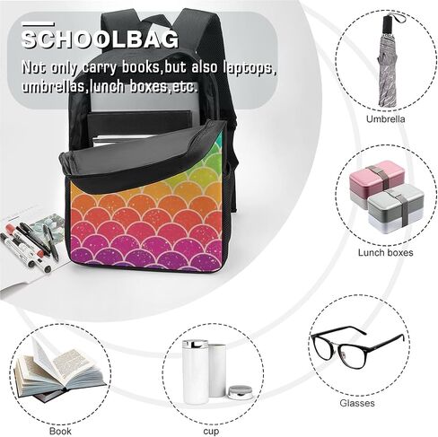 Nakgn Bass Fish Kids Backpack Print School Bookbag Durable Travel bag for Elementary Students Teens Girls Boys One_Size in Kuwait