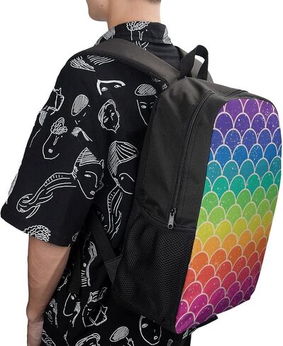 Nakgn Bass Fish Kids Backpack Print School Bookbag Durable Travel bag for Elementary Students Teens Girls Boys One_Size in Kuwait