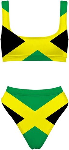 INSTANTARTS طقم بيكيني مكون من قطعتين لباس سباحة رياضي منخفض القطع بطبعة الفهد in Kuwait