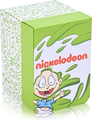 Accutime Nickelodeon Rugrats Adult Women's Analog Watch - Faux Brown Leather, Glass Dial Face, Gold Mattle Case, Female, Analog Wrist Watch in Brown (Model: NIC5023AZ) in Saudi Arabia