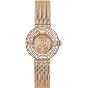 GUESS Ladies 36mm Watch - Rose Gold Tone Strap Rose Gold Dial Rose Gold Tone Case
