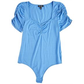 Jessica Simpson womens Amelie Sleek Ruched Bodysuit in Kuwait