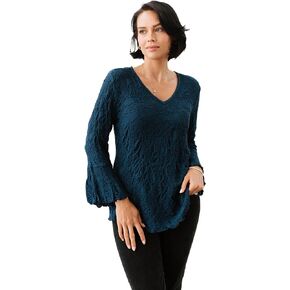 SNO SKINS Fall/Winter 2023 Collection Dream Catcher Long Sleeve Top with Lettuce Edge
