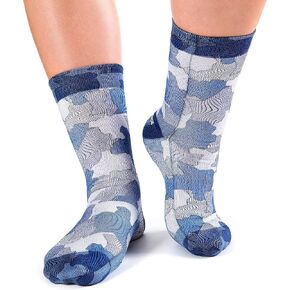 Wigglesteps Premium Calf-Length Women's Socks - Uniquely Patterned, Colorful, and Stylishly Fun in Saudi Arabia