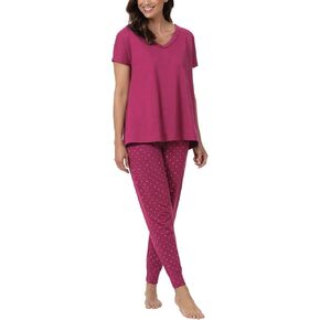 PajamaGram Pajama Sets For Women Soft - Relaxed Fit Flared Top & Joggers