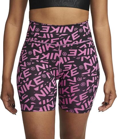 Nike Women's Icon Clash 7inch Training Shorts (US, Alpha, Small, Regular, Regular, Black/Pink/Black) in Saudi Arabia