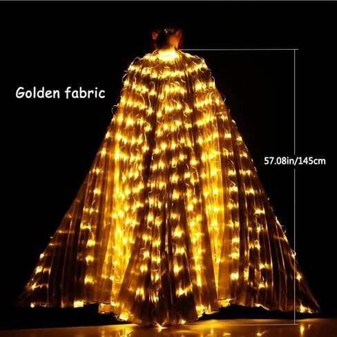 MISI CHAO LED للرقص الشرقي تضيء جناح Isis Glow Angel Dancing Wings Party Club Wear in Kuwait