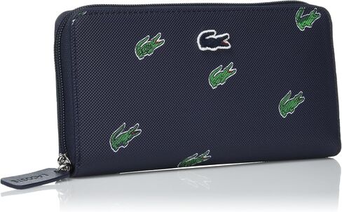 محفظة Lacoste للسيدات بسحاب كبير للعطلات، بحري، مقاس واحد in Saudi Arabia
