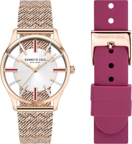 Kenneth Cole New York Women's Transparent Dial Watch Gift Set in Saudi Arabia
