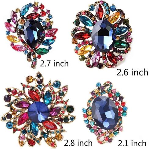 دبابيس ودبابيس مطلية بحجر الراين باللون الذهبي من Ezing لملابس الوشاح التنكرية in Kuwait