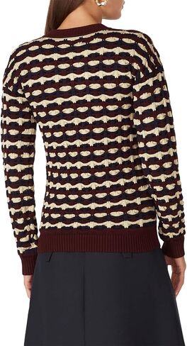 Victoria Victoria Beckham Rent The Runway Pre-Loved Geometric Oversized Sweater in Saudi Arabia