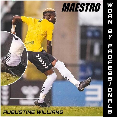 جوارب Maestro Ankle Grip - جوارب الكاحل المضادة للانزلاق للرجال والنساء - جوارب كرة القدم وكرة القدم وكرة السلة والهوكي غير قابلة للانزلاق in Kuwait