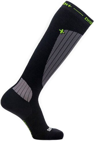 جوارب DISSENT GFX المضغوطة Dl عالية الأداء ومنخفضة الشكل مبطنة دافئة فوق الساق طوال اليوم من صوف ميرينو للتزلج in Kuwait