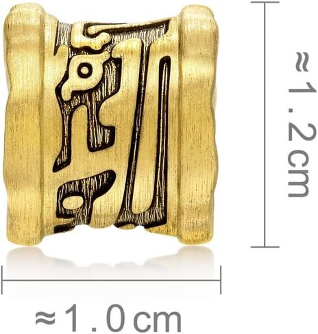 تشاو سانج سانج سوار مباركة من الذهب الخالص عيار 24 قيراط بنمط تنين للرجال 999 93840C، معدن، غير معروف in Saudi Arabia