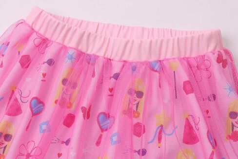 RAAIBB Princess Peach Shirt Skirt Costume for Girls Kids Princess Dress Up Summer Outfit Birthday Party in Kuwait