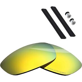 BLAZERBUCK Polarized Replacement Lenses&Sock Kit for Oakley Split Jacket OO9099 Sunglass