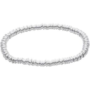 سوار مطاطي قابل للتعديل من الفضة الإسترلينية 925 للنساء من سيلفرلي in Kuwait