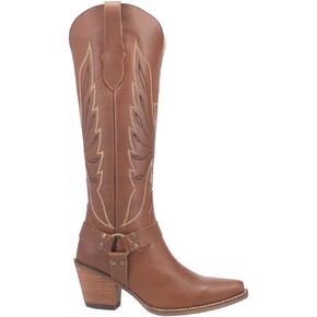 Dingo Boots Women's Heavens to Betsy Fashion Boot, Brown, 7