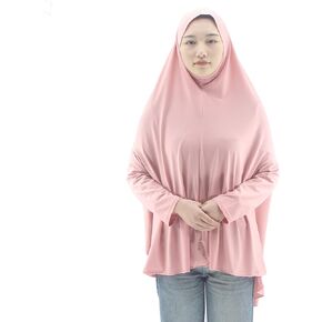 عباية جلباب نسائية مسلمة من Modest Beauty ذات لون سادة، صلاة طويلة فوق الرأس in Kuwait