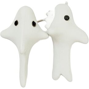 Cute Animal Bite Earrings Simple Handmade 3D Clay Polymer Dinosaur Shark Biting Unique Ear Studs for Women Girls Gifts Jewelry