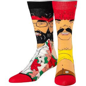 Odd Sox, Movies, Cheech and Chong, Novelty Crew Socks, Weed Silly Cool