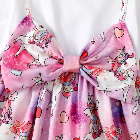 Honykids Toddler Girl Fall Winter Outfits Long Sleeve T-shirt Skirt Set Girls Overalls Clothes in Kuwait