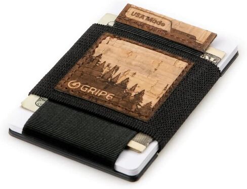 جريب6 محافظ بسيطة للرجال | محافظ رفيعة للرجال | تقنية تحديد الهوية بموجات الراديو | سوار نقود اختياري, فوكس تيل, مُبسط in Kuwait