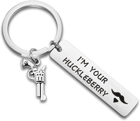 WUSUANED Huckleberry Movie Quote Keychain Western Movie jewelry Gift For Movie Fan in Saudi Arabia