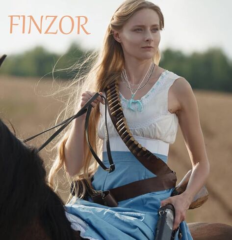 FINZOR 4Pcs Navajo Pearl Layered Necklace Western Faux Navajo Pearl Beaded Necklace Jewelry for Women Cowgirl in Kuwait