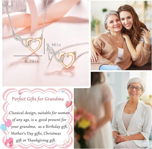 قلادة متدلية على شكل قلب من Lanqueen للبنات فضية مكعب زركونيا الحب بوصلة أنيقة مجوهرات للنساء مراهقات الأصدقاء in Kuwait