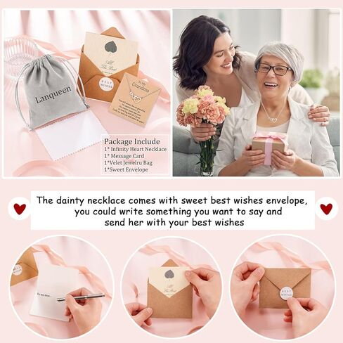 قلادة متدلية على شكل قلب من Lanqueen للبنات فضية مكعب زركونيا الحب بوصلة أنيقة مجوهرات للنساء مراهقات الأصدقاء in Kuwait