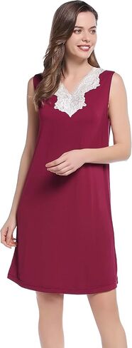 ملابس نوم نسائية صيفية من Amorbella مصنوعة من الخيزران، قصيرة الأكمام وناعمة in Kuwait