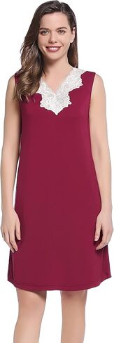 ملابس نوم نسائية صيفية من Amorbella مصنوعة من الخيزران، قصيرة الأكمام وناعمة in Kuwait