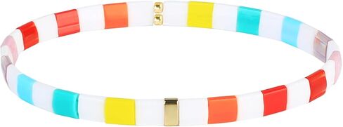 KELITCH Tila Miyuki Beads Bracelets Colorful Strand Stretch Bracelets Mixed Friendship Bracelets in Saudi Arabia