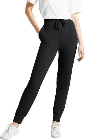 HUE Women's Super Soft Hi-Rise French Terry Jogger Pants with Pockets in Saudi Arabia