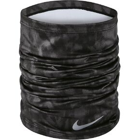 Nike Dri Fit Wrap Headband Multipurpose Bandana Neck Warmer Running Headwear (BLACK/SILVER) in Saudi Arabia