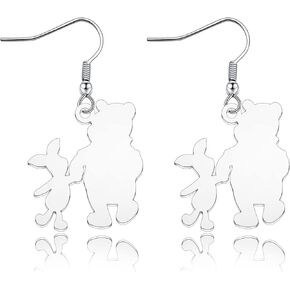 KJWLOP ويني ذا بوه خنزير صغير قلادة قلادة مجوهرات الصداقة هدية لأصدقاء BFF هدايا عيد ميلاد لصديقتها in Kuwait