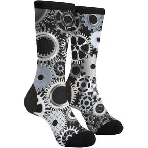 Mechanical Engineering Gear Crew Socks - Fun Novelty Socks - Unisex, One Size Fits Most in Saudi Arabia