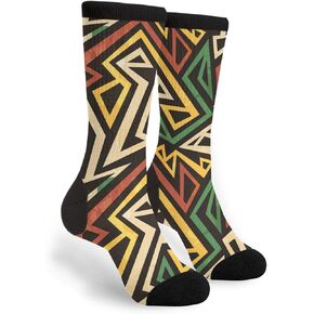 Yaateeh High Ankle Crew Socks Casual Mid Calf Dress Socks Long Tube Socks For Men Women