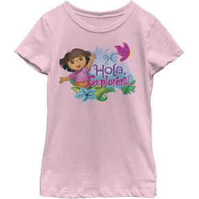 Nickelodeon Dora Hola Explorers Girls Short Sleeve Tee Shirt in Kuwait
