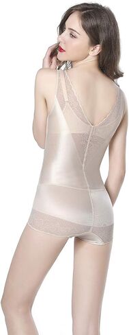 بودي سوت من الدانتيل برقبة على شكل حرف V للنساء من فوزية in Kuwait