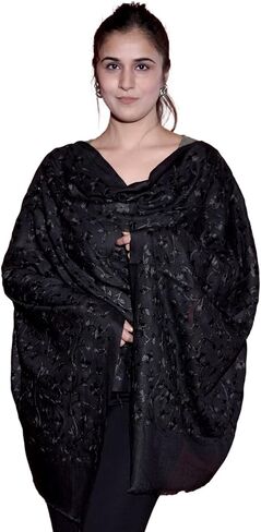Netham Women’s Scarf/Shawl with beautiful floral pattern and crystals in Saudi Arabia