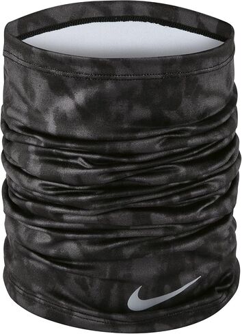 Nike Dri Fit Wrap Headband Multipurpose Bandana Neck Warmer Running Headwear (BLACK/SILVER) in Saudi Arabia