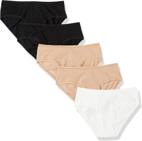 GAP Womens 5-Pack Organic Stretch Cotton Hipster TRUE BLACK MULTI 5 PACK XXL in Saudi Arabia