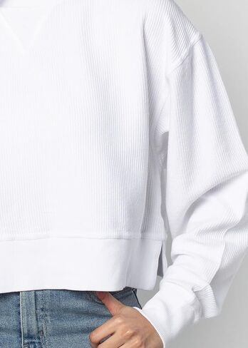 chicka-d Women's Corded Boxy Pullover in Saudi Arabia