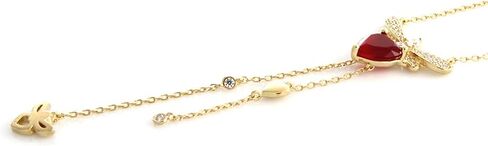 LAONATO Crystal Bumble Bee Necklace 14K Gold Plated Honeybee necklace for Women Teen girls in Saudi Arabia