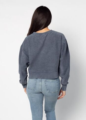 chicka-d Women's Corded Boxy Pullover in Saudi Arabia