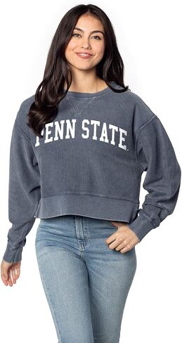chicka-d Women's Corded Boxy Pullover in Saudi Arabia