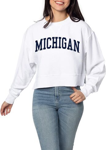 chicka-d Women's Corded Boxy Pullover in Saudi Arabia