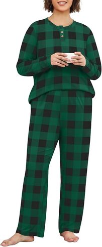 طقم بيجامة نسائي من syoss بأكمام طويلة وملابس نوم مكونة من قطعتين PJ Sets L-4XL in Saudi Arabia